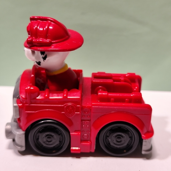 3/$20💗Paw Patrol Rescue Vehicle Figure Toy Racer Car Marshall Fire Engine - Picture 2 of 7